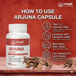 MAPL Arjuna Chaal Capsules | 500mg Ayurvedic Heart Health Support | Boosts Circulation, Cardiovascular Wellness, Energy & Vitality | 60 Capsules
