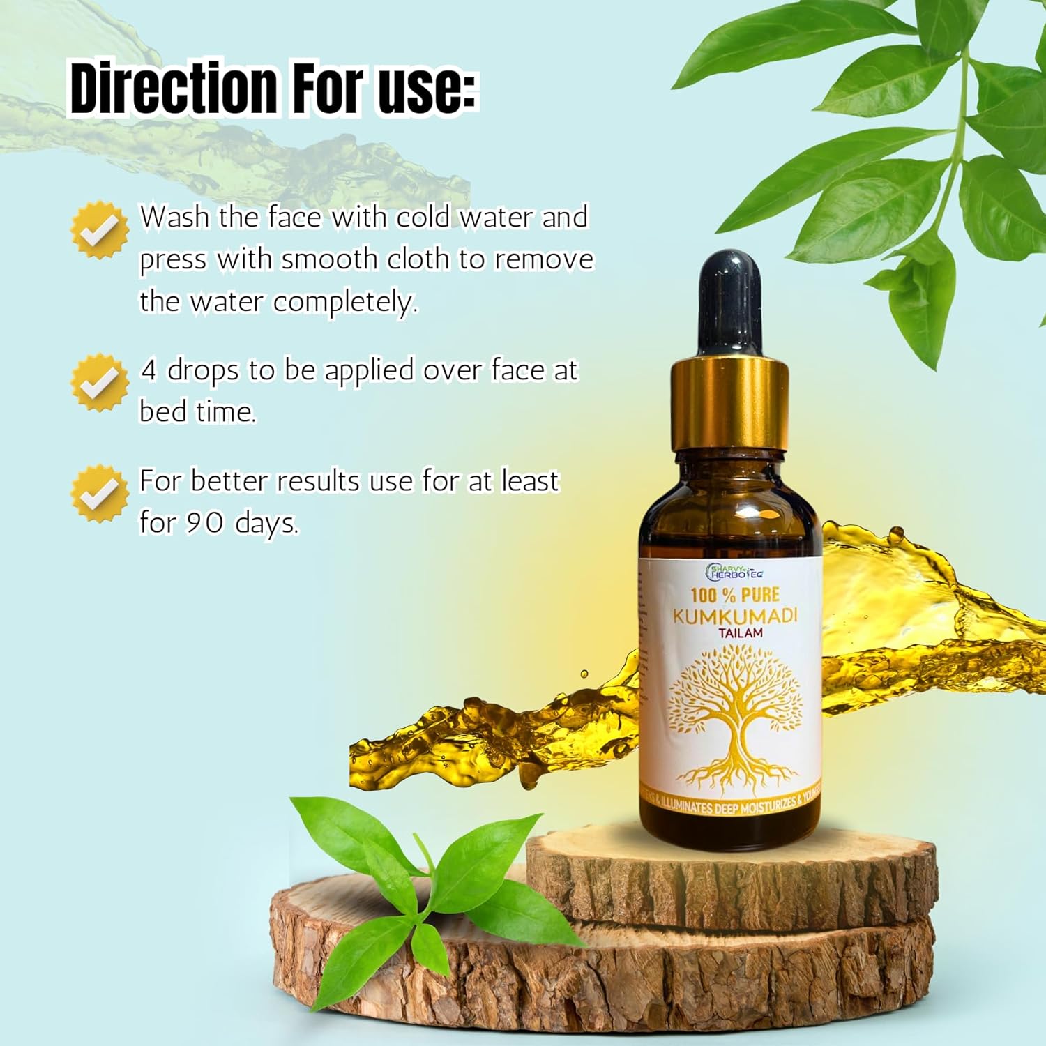 Sharvy Herbotec Kumkumadi Tailam - 30ml