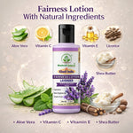 Bhudevam Naturals Khadi Lavender Fairness Lotion for Women & Men – Even Skin Tone & Radiant Glow Moisturizer- 210ML