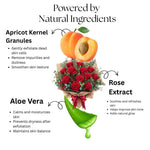 Kayee Ayurveda Rose Apricot Face Scrub for Men & Women | Herbal Exfoliating Facial Scrub for Deep Cleansing, Dead Skin Removal & Smooth Skin Care | Helps Remove Excess Oil & Impurities | Suitable for Regular Skincare Routine