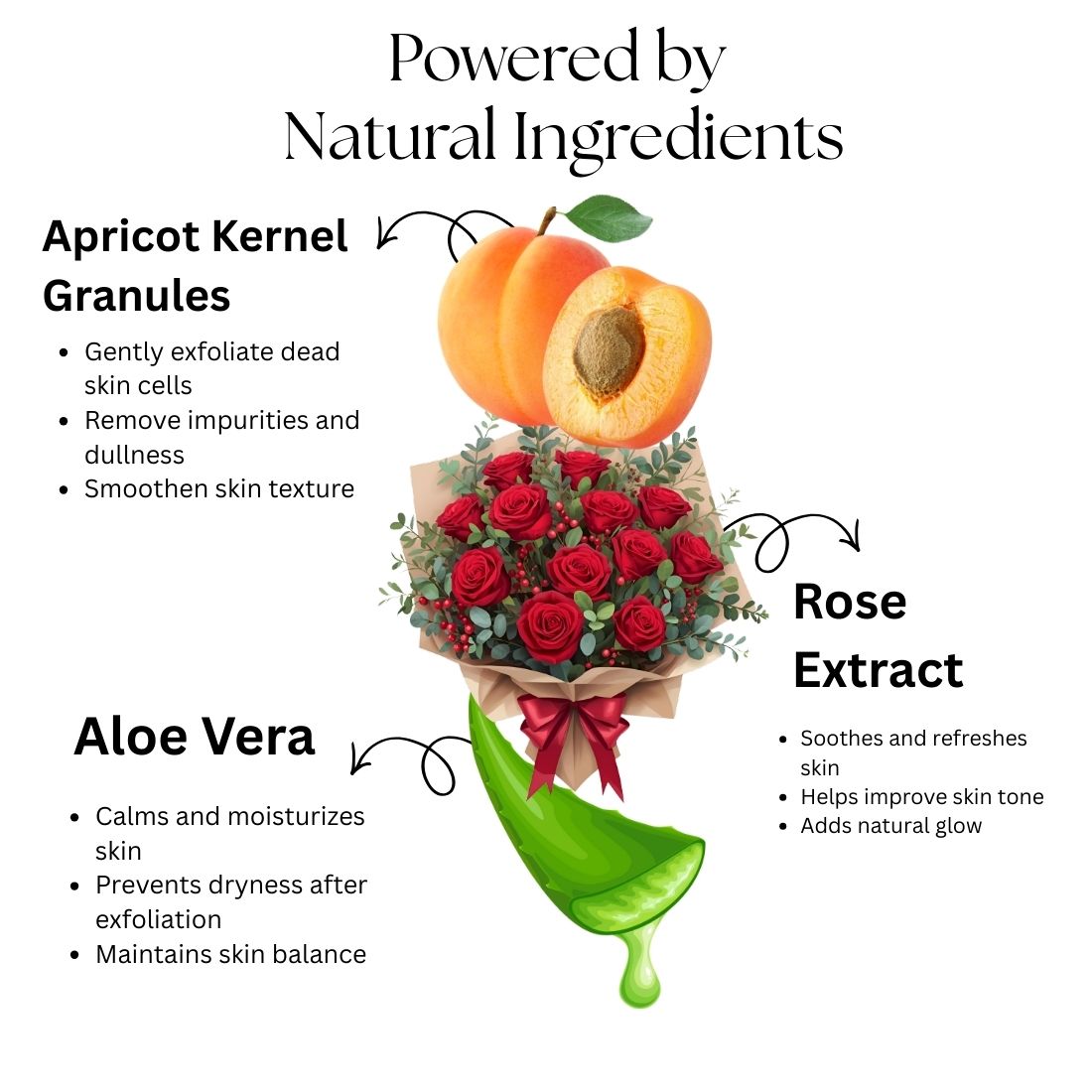 Kayee Ayurveda Rose Apricot Face Scrub for Men & Women | Herbal Exfoliating Facial Scrub for Deep Cleansing, Dead Skin Removal & Smooth Skin Care | Helps Remove Excess Oil & Impurities | Suitable for Regular Skincare Routine