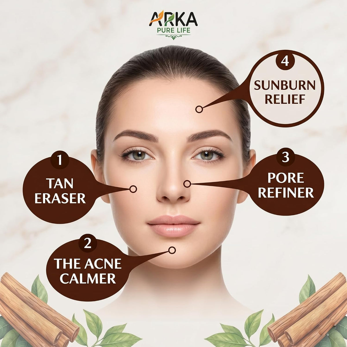 Arka Pure Life Pure Sandalwood Powder – Natural Face Pack for Skin Cleansing, Soothing & Healthy-Looking Skin – 200g