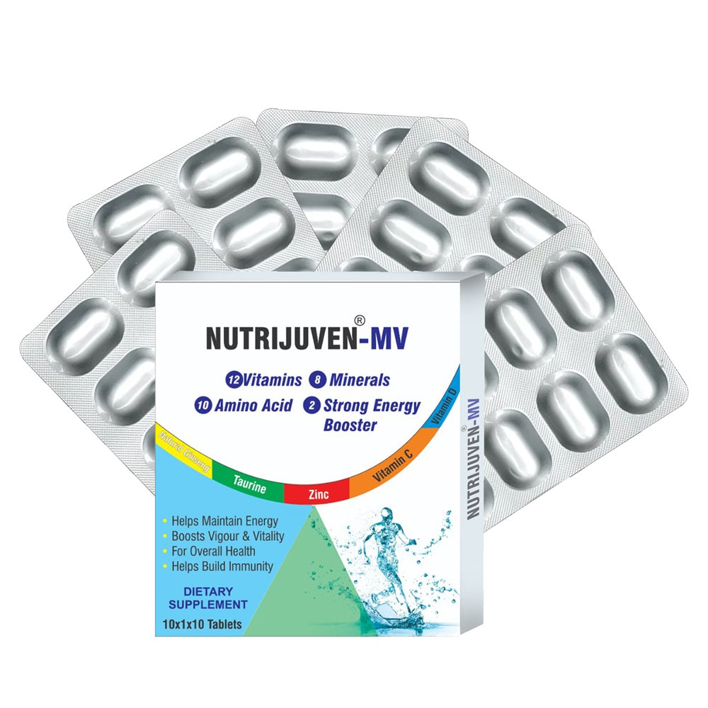 Nutrijuven MVVitamins Dietary Supplement - 10 Tablets