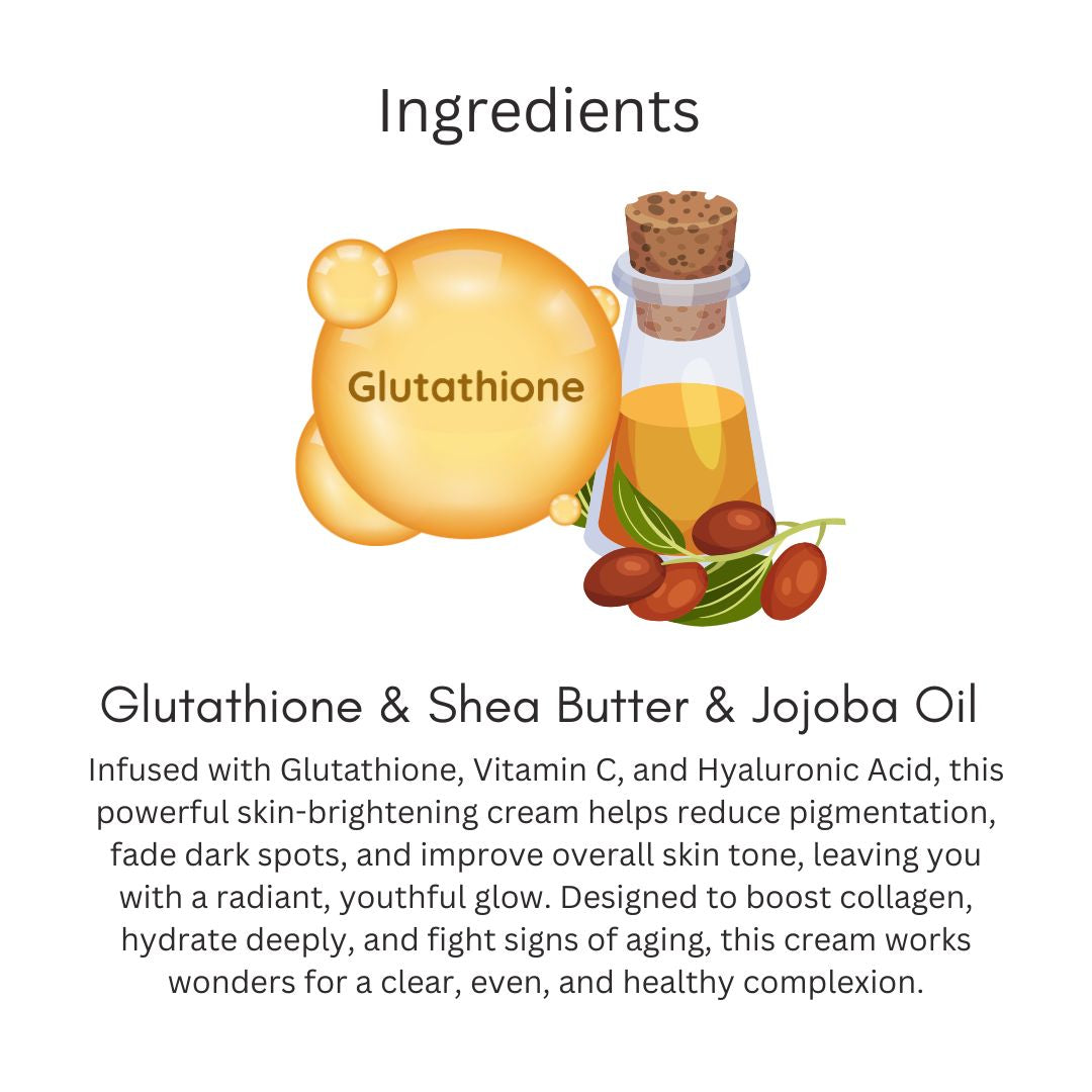 Khadi Essentials Glutathione Skin Brightening & Radiance Face Cream (50g) | For Clear, Smooth & Glowing Skin
