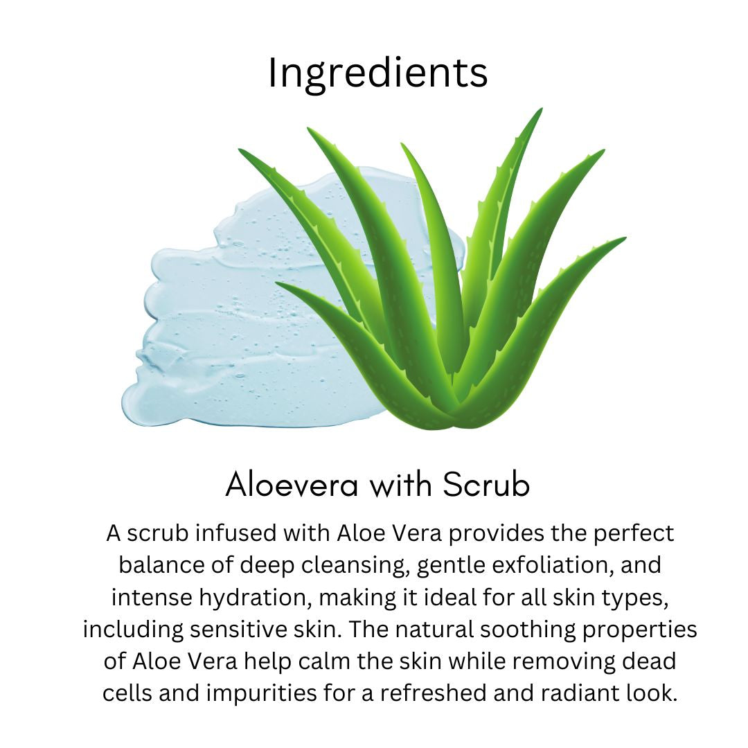 Utkrisht Khadi Aloe Vera With Scrub Face Wash (200ml)