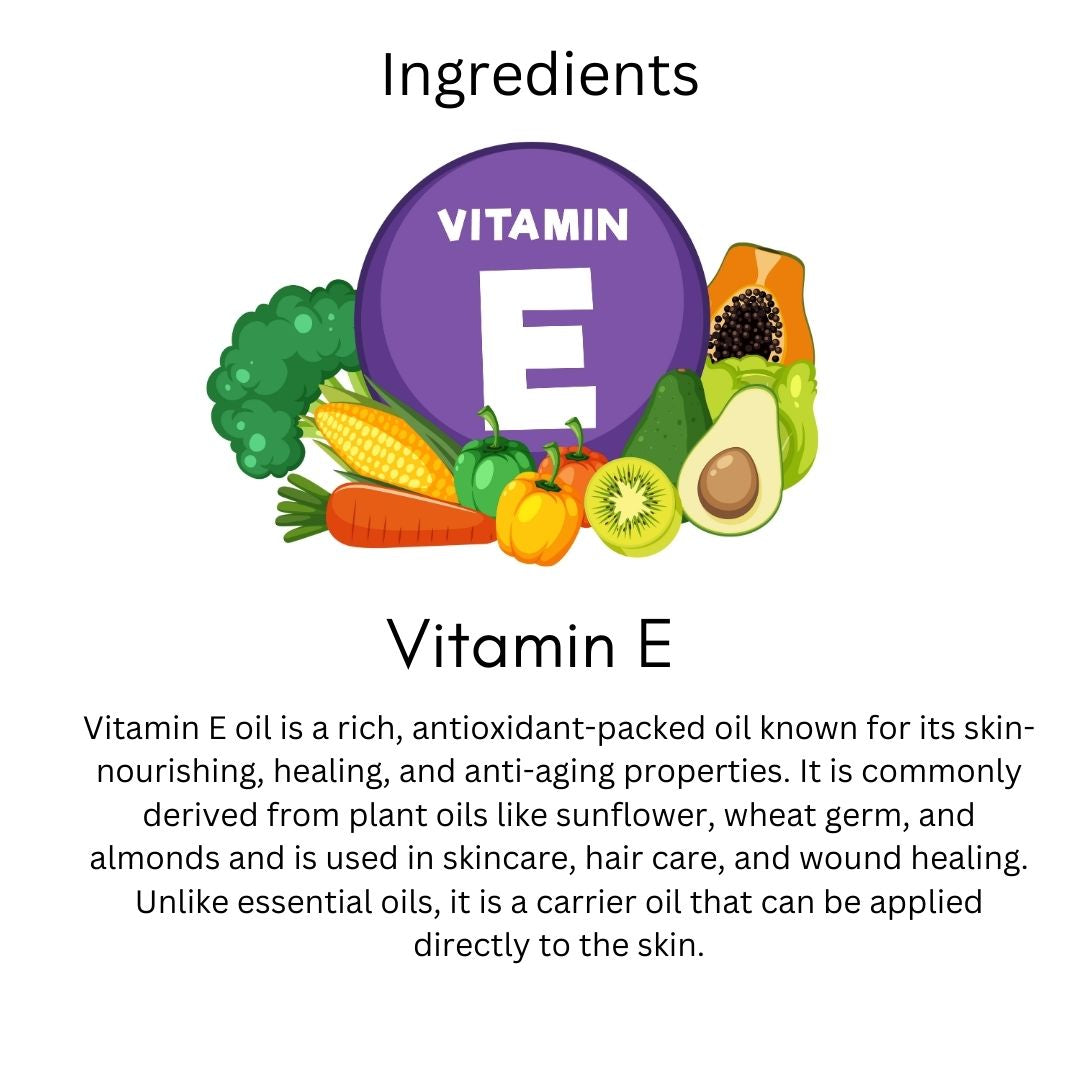 Khadi Vitamin E Essential Oil | Pure & Natural Vitamin E Oil for Face, Skin & Hair Care | Moisturising Oil for Soft, Smooth & Glowing-Looking Skin | Hair Nourishing & Wellness Oil | 15 ml