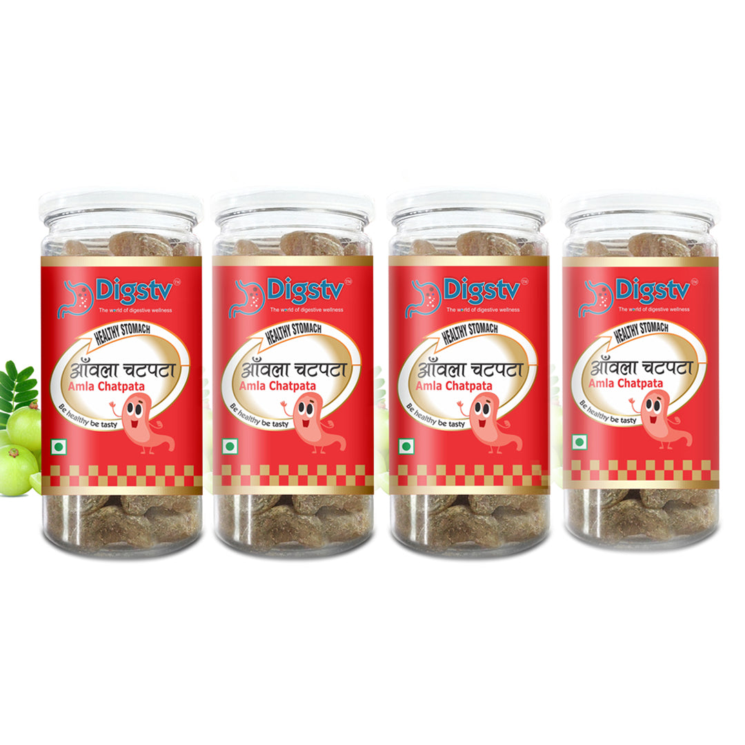 Amla Chatpata 200gm (Pack of 4) Digestive Candy for Healthy Stomach & Refreshing Taste.