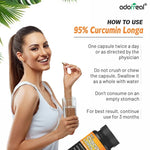 Adorreal Curcumin Longa 95% Capsules | Turmeric Extract Supplement | 30  Capsules