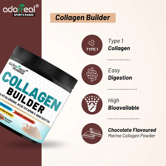 Adorreal Collagen Builder Powder Chocolate - 100gm