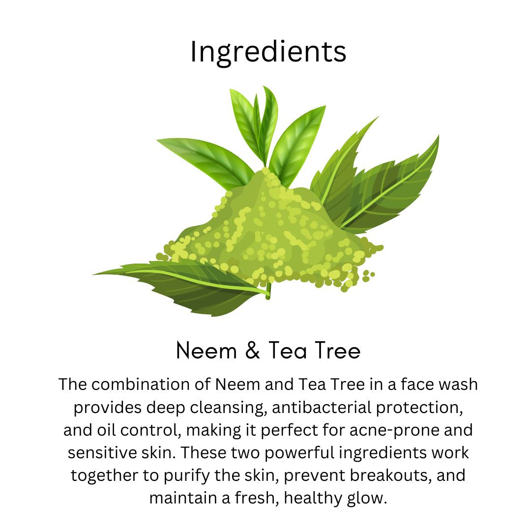 Utkrisht Khadi Natural Neem & Tea Tree Face Wash (200ml)