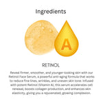 Khadi Retinol Face Serum for Anti-Ageing & Skin Renewal | Fine Lines, Wrinkles & Dark Spot Care | Helps Improve Skin Texture & Firmness | Lightweight Night Serum | For All Skin Types | 30 ml