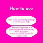 Vigini Vaginal V Tightening Lightening Moisturizing Gel + Bust Firming Breast Enlargement Cream