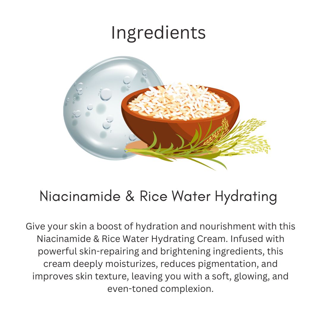 Khadi Essentials Niacinamide & Ceramide Hydrating Face Cream (50g) | For Skin Brightening, Barrier Repair & Fine Lines