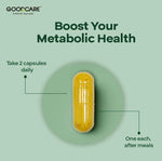 Goodcare Berberine Capsules - 60 Capsules – Natural Support for Blood Sugar, Cholesterol & Metabolic Health