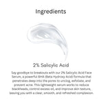 Khadi Salicylic Acid Face Serum for Acne & Oily Skin | Pore Care & Oil Control Serum for Blackheads, Whiteheads & Blemishes | Lightweight & Fast Absorbing | 30 ml