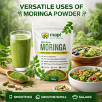 MAPL Moringa Leaves Powder | Ayurvedic Superfood | Boosts Immunity, Energy, Digestion & Detox | 100% Pure Natural | 200 gm