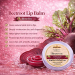 Kayee Ayurveda Beetroot Lip Care Balm, Beetroot-Enriched Moisturizing Lip Balm for Dry Lips, Helps Maintain Soft, Supple & Smooth-Looking Lips, Daily Lip Care for Women & Men | 6 g