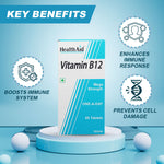 HealthAid Vitamin B12 1000mcg Tablets - 60 Tablets