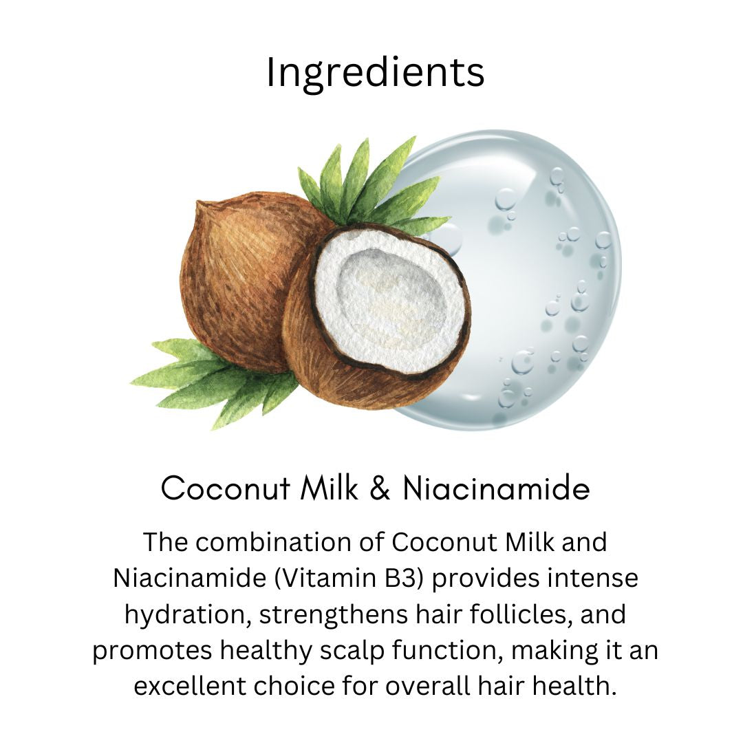 Utkrisht Khadi Coconut Milk & Niacinamide Shampoo (200ml)