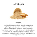 Utkrisht Khadi Pure Sesame Oil | For Hair Growth, Hair Fall Control, Scalp Nourishment & Deep Skin Moisturization