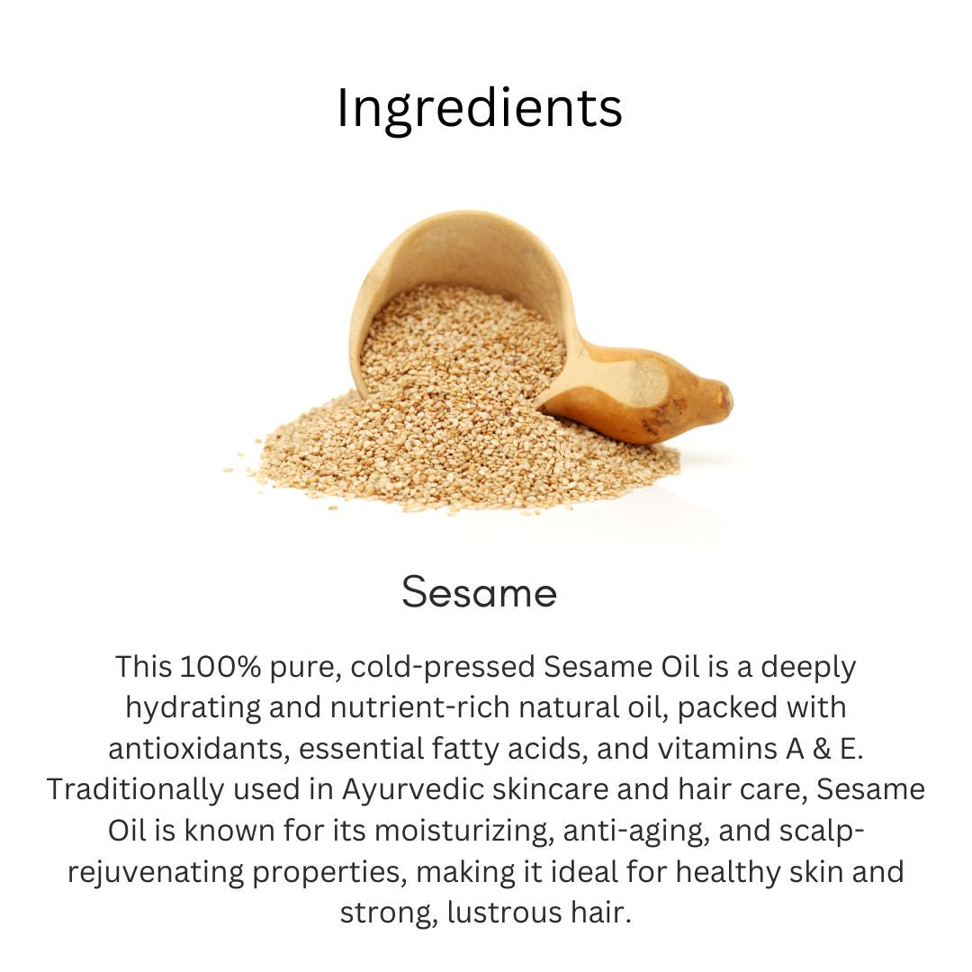 Utkrisht Khadi Pure Sesame Oil | For Hair Growth, Hair Fall Control, Scalp Nourishment & Deep Skin Moisturization