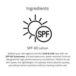 Khadi SPF 60 Sunscreen Lotion | Broad Spectrum UVA & UVB Sun Protection | Herbal Sunblock for Face & Body | Helps Protect Skin from Sun Tan & UV Damage | 100 ml