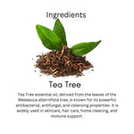 Khadi Tea Tree Oil – Therapeutic Grade Essential Oil for Skin Care, Hair Growth & Diffuser