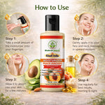 Bhudevam Naturals Khadi Peach Avocado Moisturizer for Women & Men – Soft, Smooth & Healthy Looking Skin- 210ML