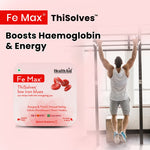 HealthAid Fe Max ThiSolves Disintegrating Strip Natural Raspberry Sugar Free - 30 Oral Strip