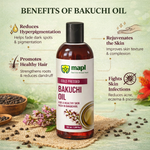 MAPL Bakuchi Oil | Cold-Pressed Ayurvedic Face Oil | Reduces Pigmentation, Promotes Glow & Even Skin Tone | 100 ml