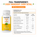 Fixuphealth Calcium Citrate Malate Tablets with Magnesium, Zinc, Vitamin D2, K2, Moringa & Boswellia Serrata | Bone & Joint Support Supplement for Men & Women | 60 Tablets