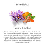 Khadi Essentials Turmeric & Saffron Skin Radiance Face Cream (50g) | For Dark Spots, Pigmentation & Glowing Skin