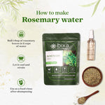 Bixa Botanical Rosemary Dry Leaves | Top-Grade Sourced From Egypt | Culinary Seasoning & Natural Hair Growth Rinse - 120gm