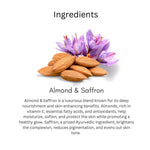 Utkrisht Khadi Pure Almond & Saffron Moisturizer | Deep Nourishing & Brightening Face & Body Cream