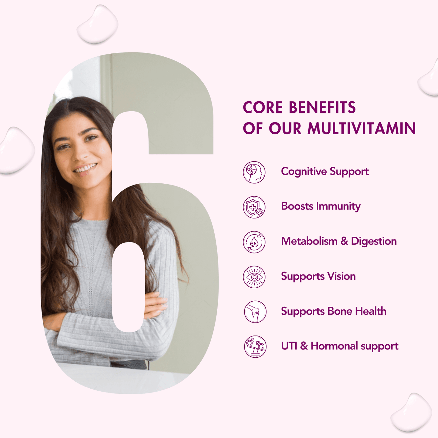 Wishnew Wellness Daily Ritual Multivitamin Women 18+ Capsule - 60 Veg Capsules