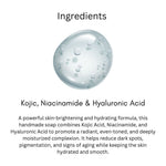 Utkrisht Khadi Kojic, Niacinamide & Hyaluronic Acid Soap (75g)