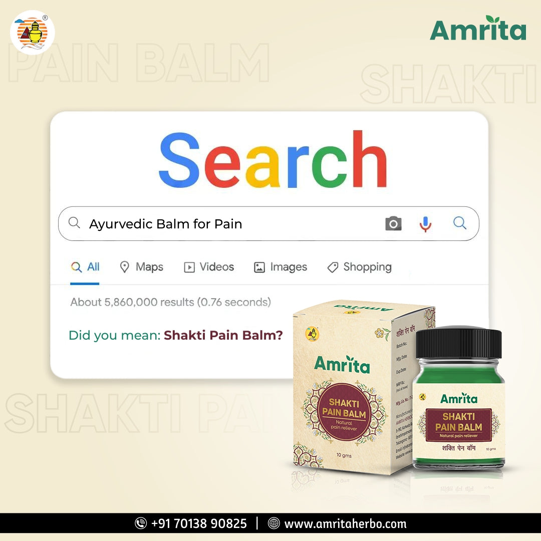 Amrita Shakti Pain Balm (10gm Each) - Pack of 3