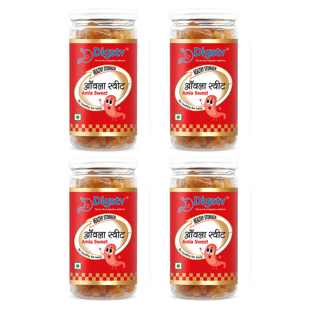 Amla Sweet Candy 200gm (Pack of 4)– Sweet & Tangy Indian Gooseberry Snack Digestive Wellness.