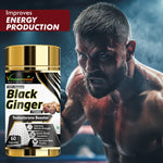 Vitaminnica Black Ginger Capsules - Energy, Stamina & Recovery Support, 60 Count