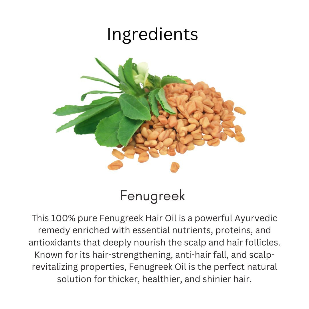 Utkrisht Khadi Fenugreek (Methi) Hair Oil (100ml)