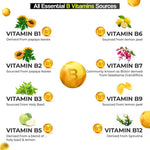 Health Veda Organics B-Complex Tablet - Plant-Based - 120 Veg Tablets