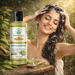 Bhudevam Naturals Khadi Neem & Aloe Vera Shampoo – Reduces Hair Fall & Adds Shine- 420ML (Pack of 2)