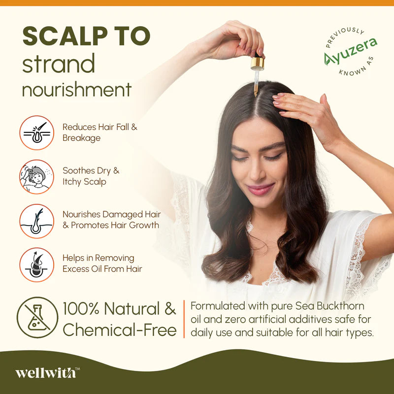 WellWith Sea Buckthorn Nourishing Oil (10ml)