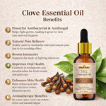 Kayee Ayurveda Clove Essential Oil for Aromatherapy, Diffuser, Massage & Home Fragrance | Warm Spicy Clove Aroma Oil for Meditation, Yoga, Relaxation & Spa | Multi-Purpose Essential Oil for Personal Care & Wellness | 15 ml
