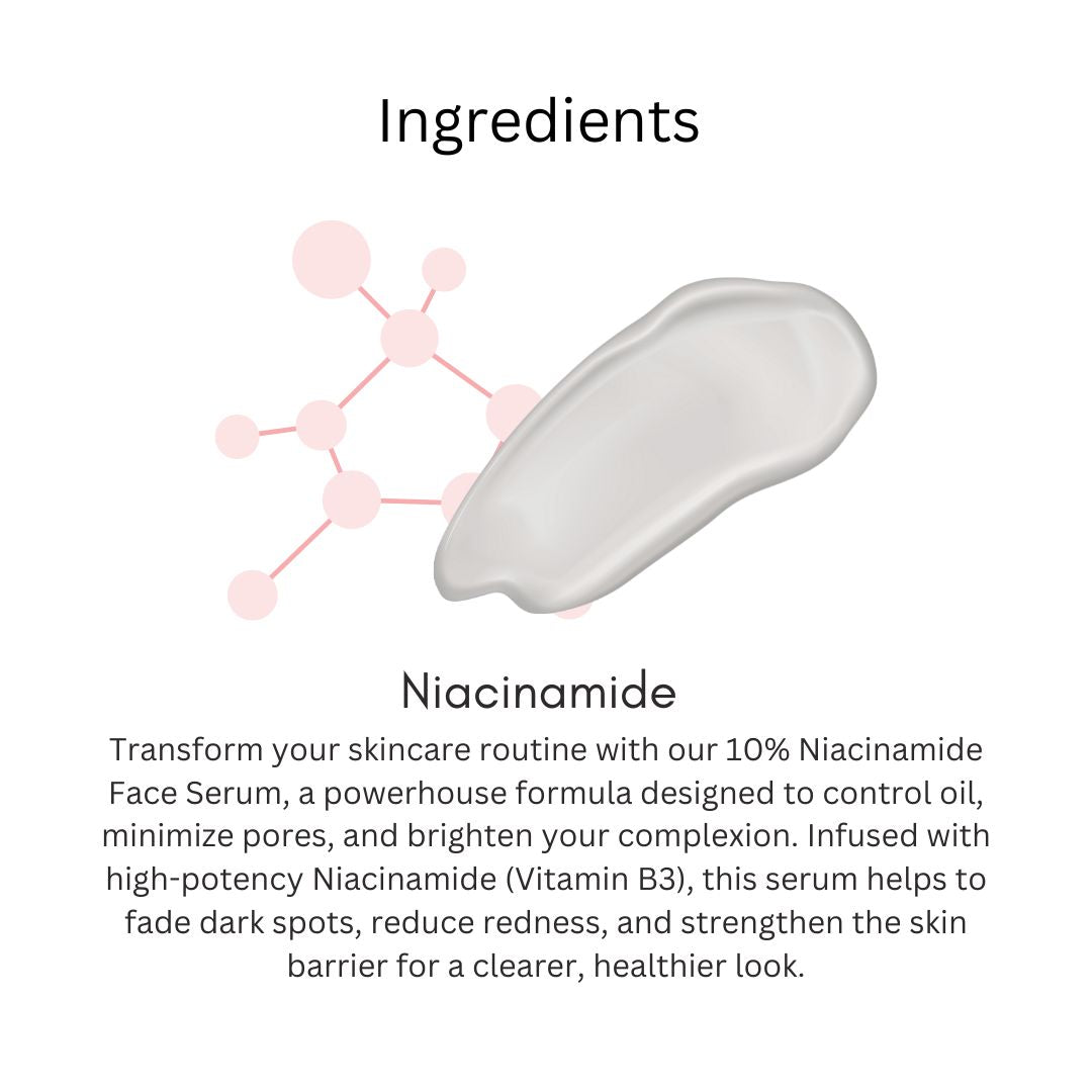 Khadi Niacinamide Face Serum | Acne-Prone Skin, Oil Control & Pore Care Serum | Helps Improve the Appearance of Dark Spots & Blemishes | Skin Barrier Support | Lightweight & Non-Sticky | All Skin Types | 30 ml