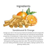 Khadi Sandal Face Scrub | Natural Sandalwood (Chandan) Exfoliating Scrub | Helps Remove Dead Skin, Dirt & Surface Impurities |  100 gm