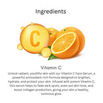 Khadi Vitamin C Face Serum | Brightening Serum for Glowing-Looking Skin & Dark Spot Care | Anti-Ageing Facial Serum with Natural Antioxidants | Lightweight & Non-Sticky | All Skin Types | 30 ml
