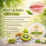 Kayee Ayurveda Kiwi Lip Balm, Moisturizing Lip Care for Dry & Chapped Lips, Helps Keep Lips Soft, Smooth & Hydrated, Nourishing Daily Lip Balm for Women & Men | 6 g