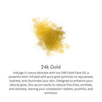 Khadi 24K Gold Face Oil | Facial Oil with Real Gold Particles & Ayurvedic Herbs | Brightening & Radiance-Boosting Face Oil for Glowing-Looking Skin | Anti-Ageing Skin Care | All Skin Types