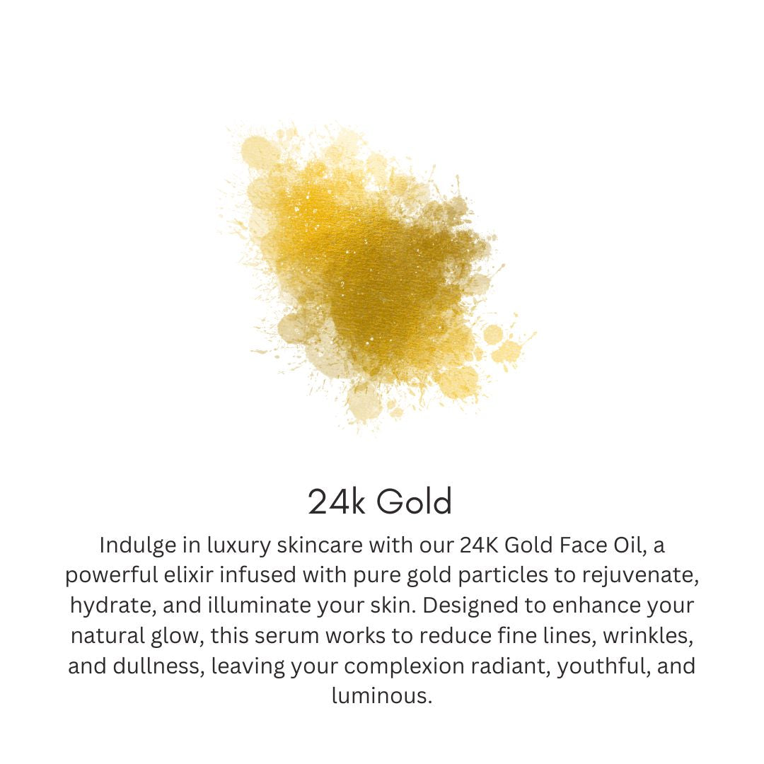 Khadi 24K Gold Face Oil | Facial Oil with Real Gold Particles & Ayurvedic Herbs | Brightening & Radiance-Boosting Face Oil for Glowing-Looking Skin | Anti-Ageing Skin Care | All Skin Types
